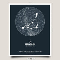 Sternzeichen Poster Premium 40x50cm