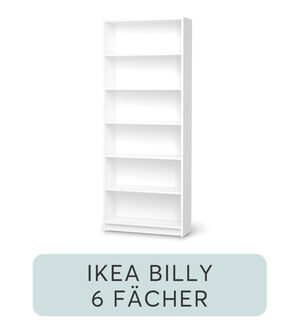 Möbelfolie IKEA Billy Regal - 6 Fächer