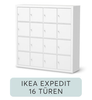 Möbelfolie IKEA Expedit Regal - 16 Türen