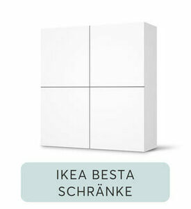 Möbelfolie IKEA Besta Regal - 4 Türen (quadratisch)