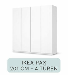 Möbelfolie IKEA PAX Schrank 201 cm - 4 Türen