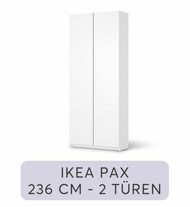 Möbelfolie IKEA PAX Schrank 236 cm - 2 Türen