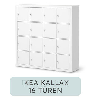 Möbelfolie IKEA Kallax Regal - 16 Türen