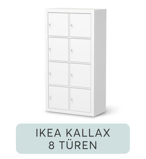 Möbelfolie IKEA Kallax Regal - 8 Türen