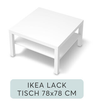 Möbelfolie IKEA Lack Tisch 78x78 cm