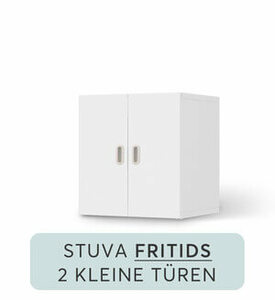 Möbelfolie IKEA Stuva / Fritids Schrank - 2 kleine Türen