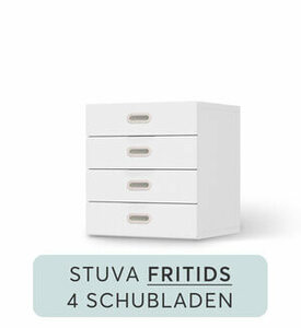 Möbelfolie IKEA Stuva / Fritids Kommode 4 Schubladen