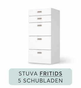 Möbelfolie IKEA Stuva / Fritids Kommode 5 Schubladen