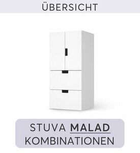 Möbelfolie IKEA Stuva / Malad Kombinationen