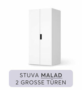 Möbelfolie IKEA Stuva / Malad Schrank - 2 große Türen