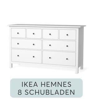 Möbelfolie IKEA Hemnes Kommode 8 Schubladen