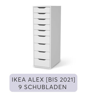 Möbelfolie IKEA Alex Container 9 Schubladen