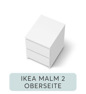 Möbelfolie IKEA Malm Kommode 2 Schubladen [oben]