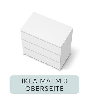 Möbelfolie IKEA Malm Kommode 3 Schubladen [oben]