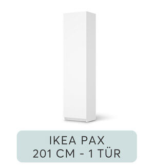 Möbelfolie IKEA PAX Schrank 201 cm - 1 Tür