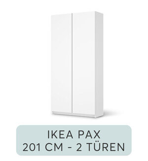 Möbelfolie IKEA PAX Schrank 201 cm - 2 Türen