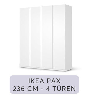 Möbelfolie IKEA PAX Schrank 236 cm - 4 Türen