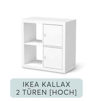 Möbelfolie IKEA Kallax Regal - 2 Türen (hoch)