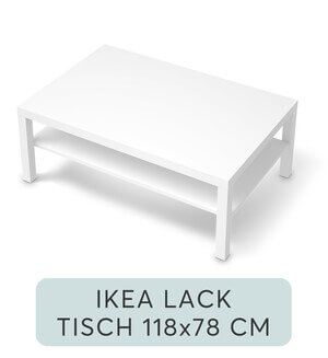 Möbelfolie IKEA Lack Tisch 118x78 cm