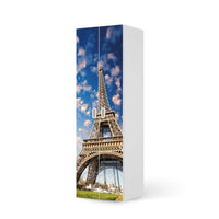 Möbelfolie La Tour Eiffel - IKEA Stuva / Fritids - 2 hohe Türen (192 cm) - weiss