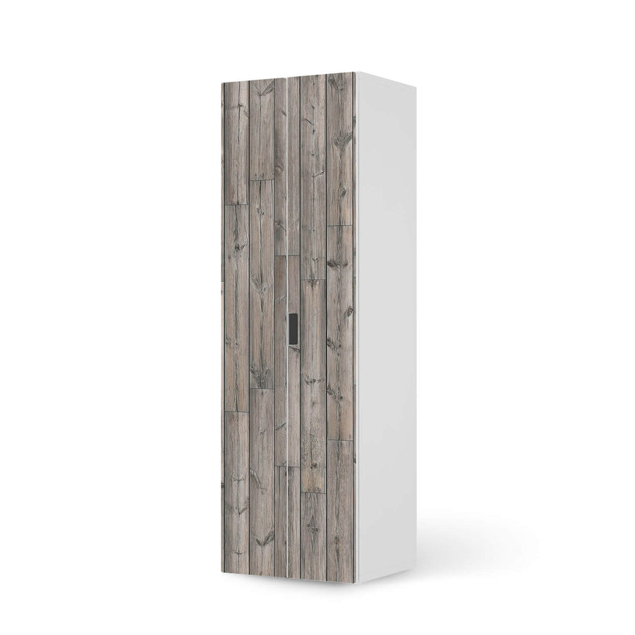 Möbelfolie Dark washed - IKEA Stuva / Malad - 2 hohe Türen (192 cm)  - weiss