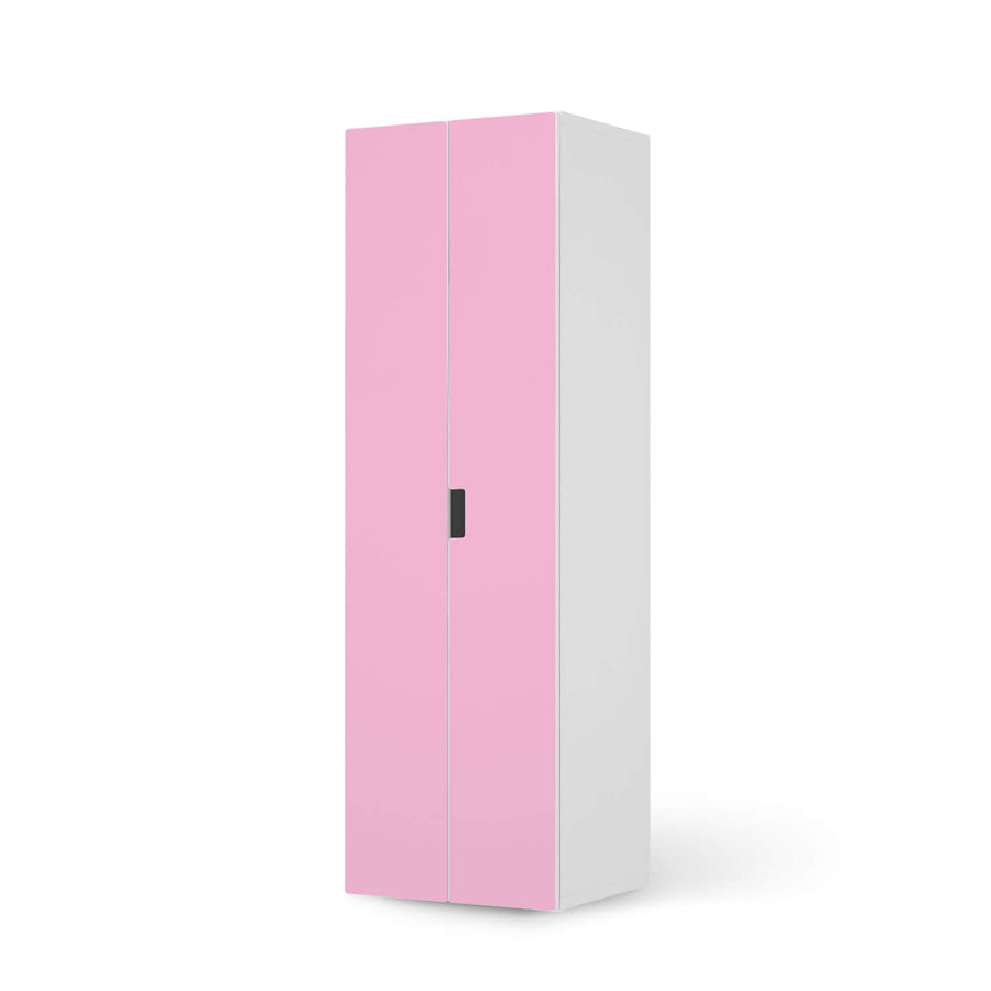 Möbelfolie Pink Light - IKEA Stuva / Malad - 2 hohe Türen (192 cm)  - weiss