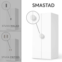 Vergleich IKEA Stuva Smastad - Türkisgrün Light