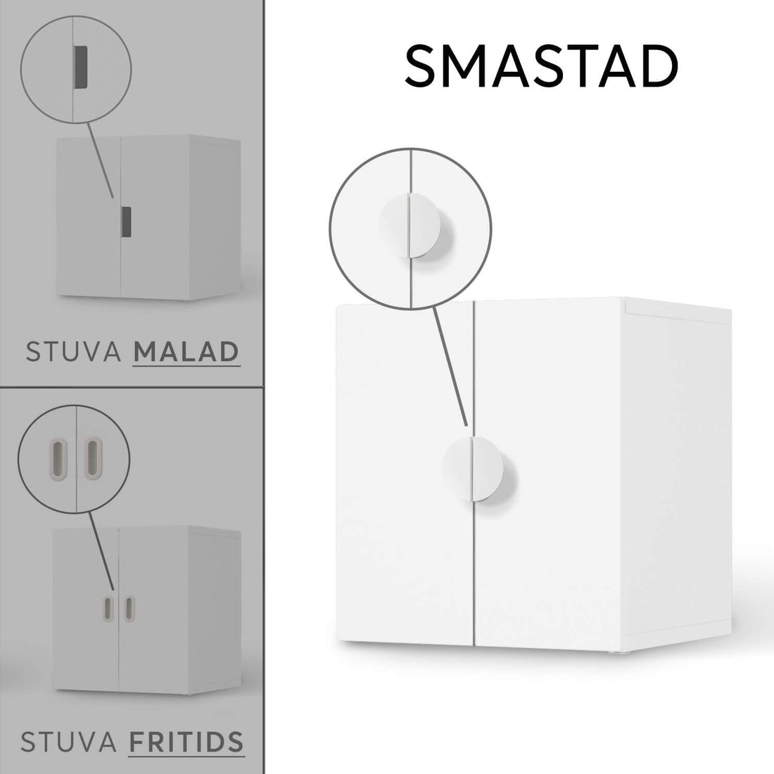 Vergleich IKEA Stuva Smastad - Flieder Light