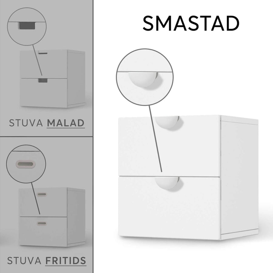 Vergleich IKEA Stuva Smastad - Floral Doodle