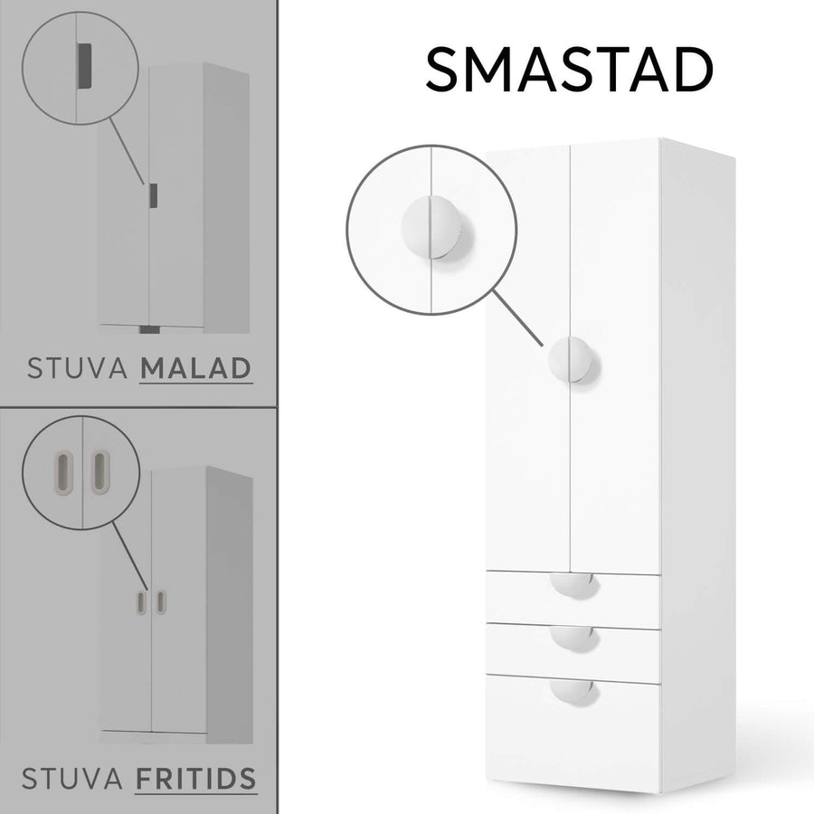 Vergleich IKEA Stuva Smastad - Braungrau Light