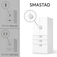 Vergleich IKEA Stuva Smastad - Braungrau Dark