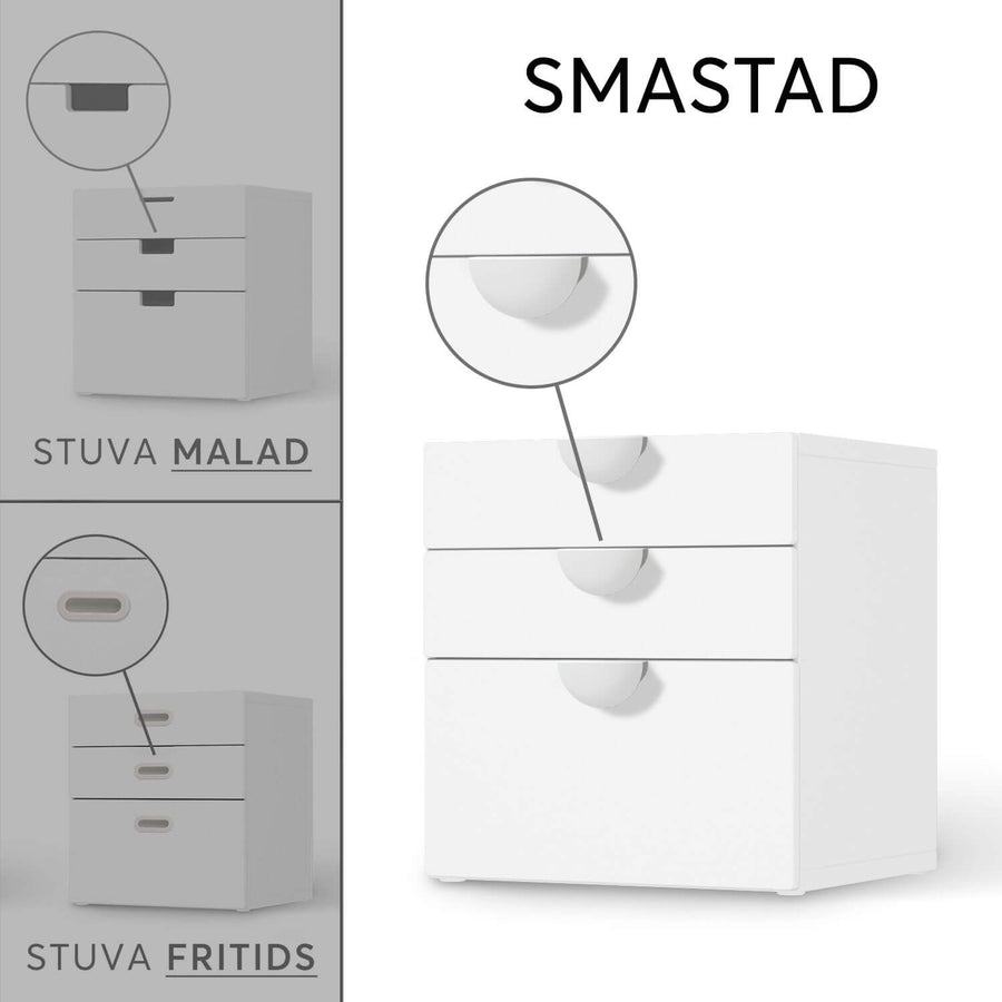 Vergleich IKEA Stuva Smastad - Türkisgrün Light