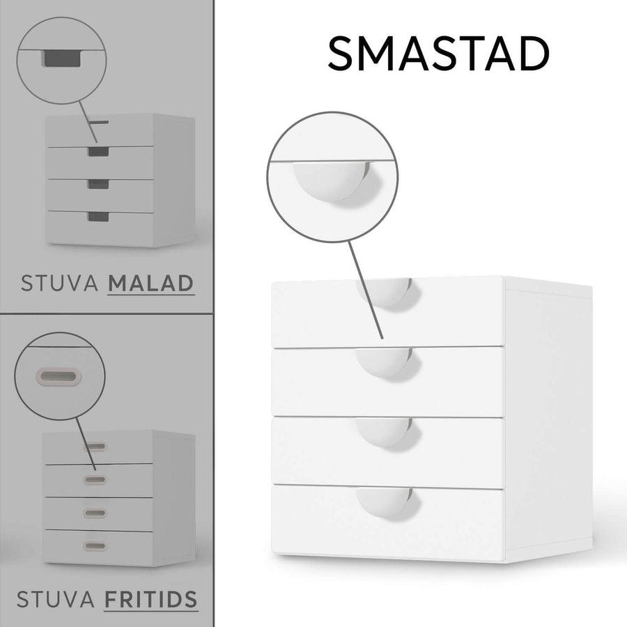 Vergleich IKEA Stuva Smastad - Flieder Dark