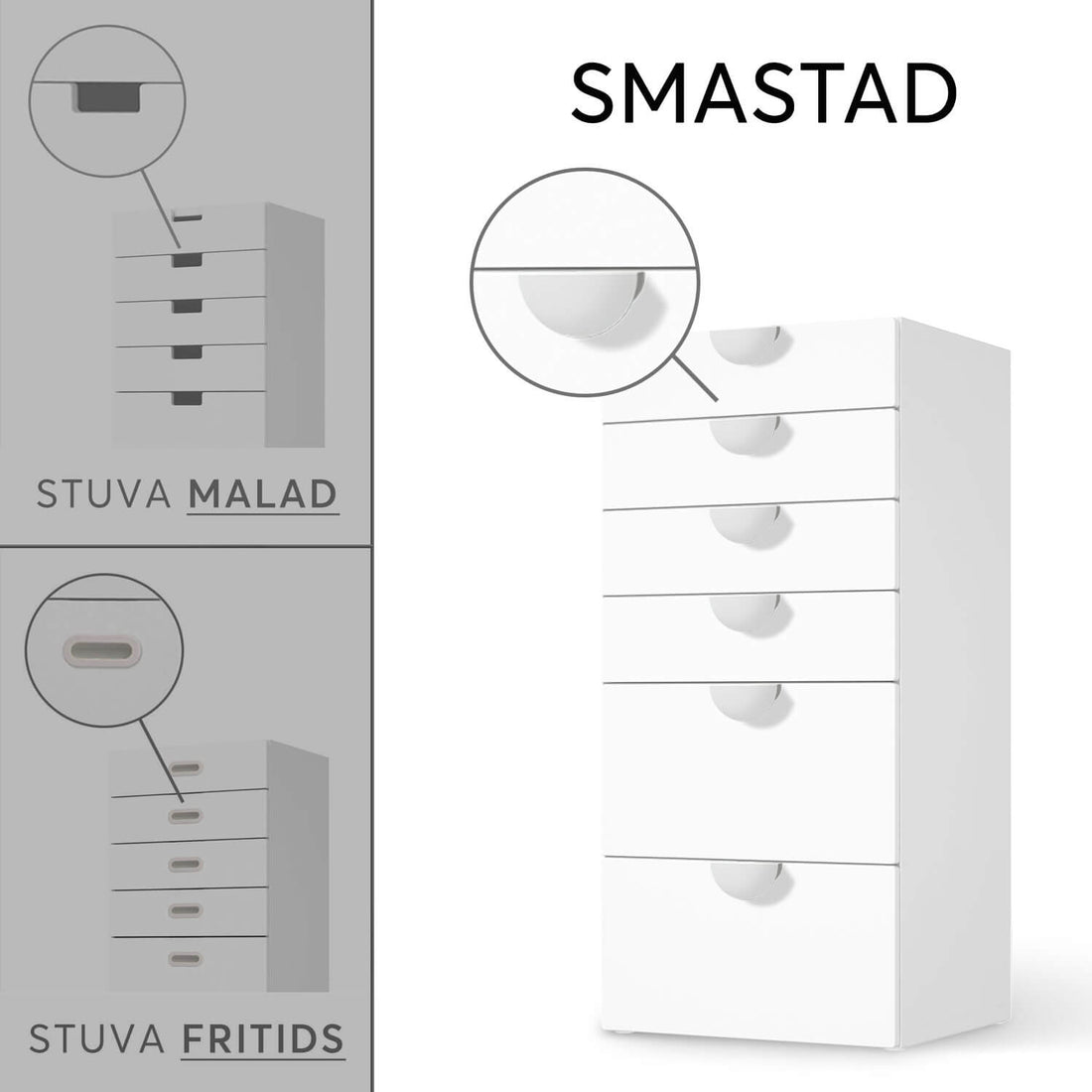 Vergleich IKEA Stuva Smastad - Palmen mint