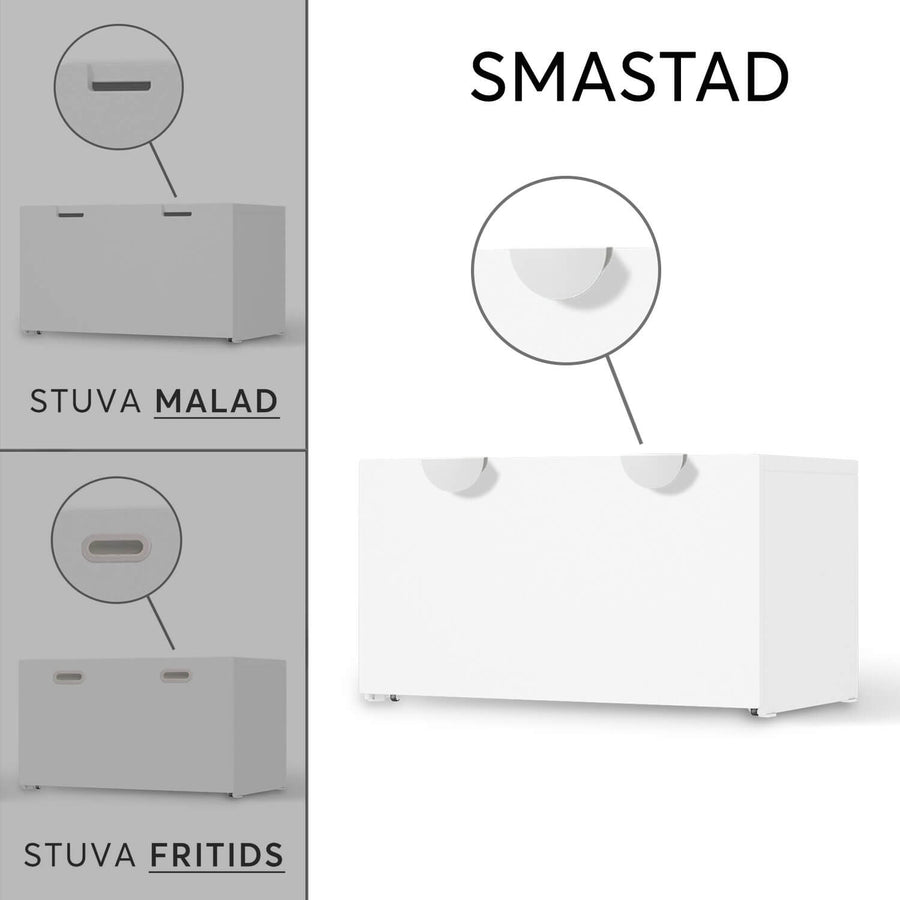 Vergleich IKEA Stuva Smastad - Türkisgrün Light
