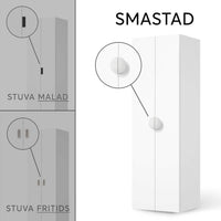 Vergleich IKEA Stuva Smastad - Türkisgrün Light