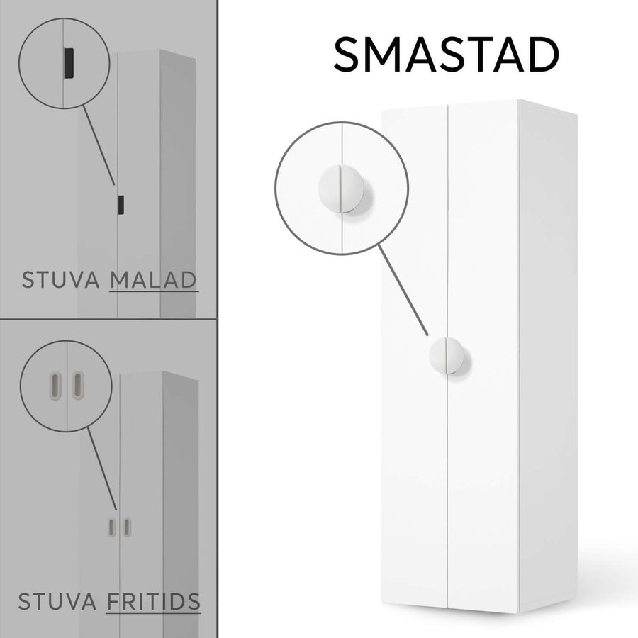 Vergleich IKEA Stuva Smastad - Türkisgrün Light