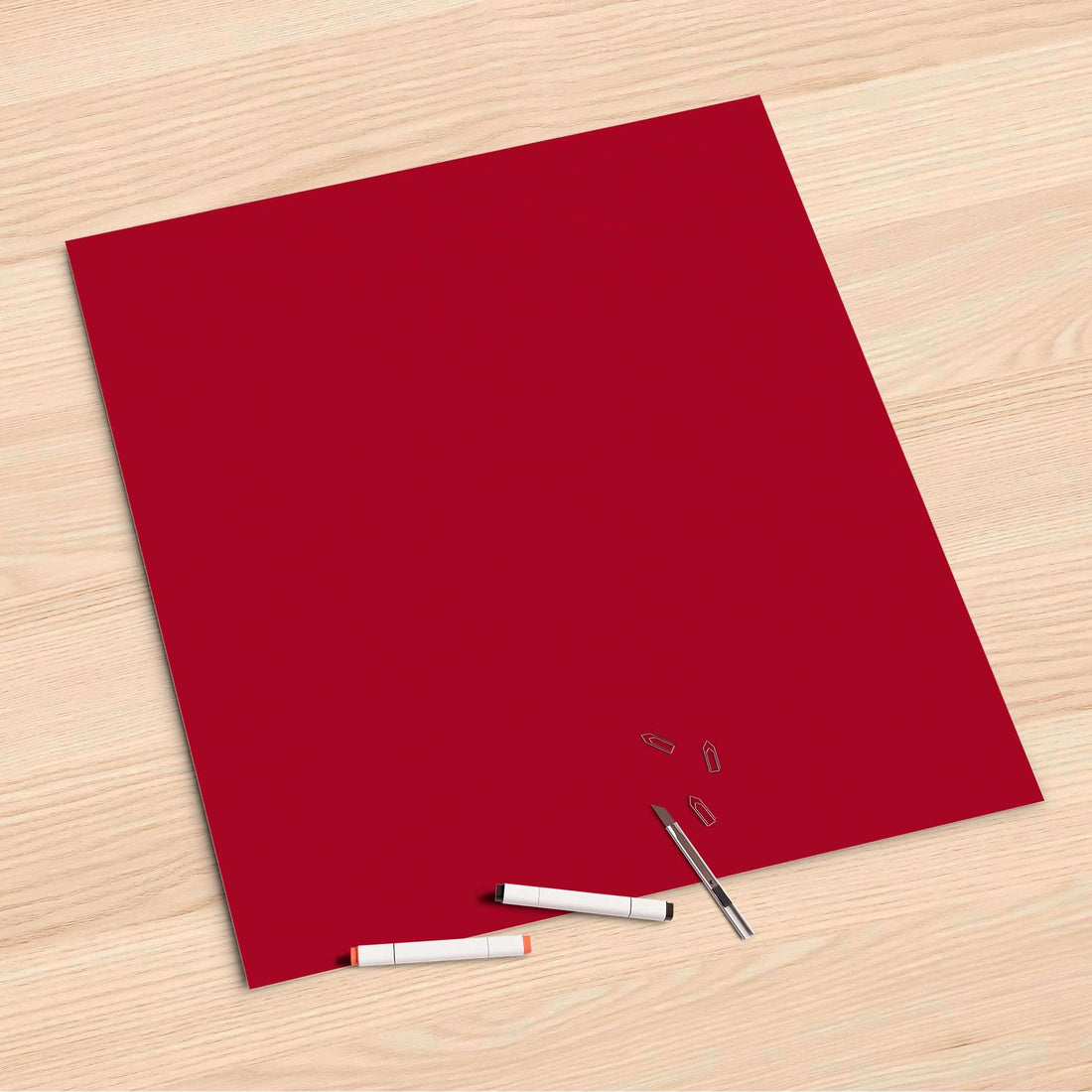 Folienbogen Rot Dark - 60x60 cm