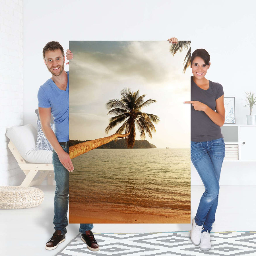 Selbstklebender Folienbogen Paradise - Größe: 100x150 cm