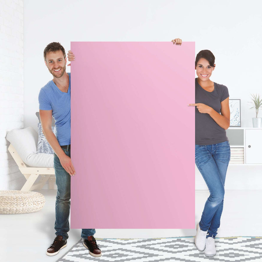 Selbstklebender Folienbogen Pink Light - Größe: 100x150 cm