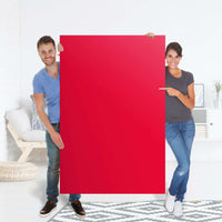 Selbstklebender Folienbogen Rot Light - Größe: 100x150 cm