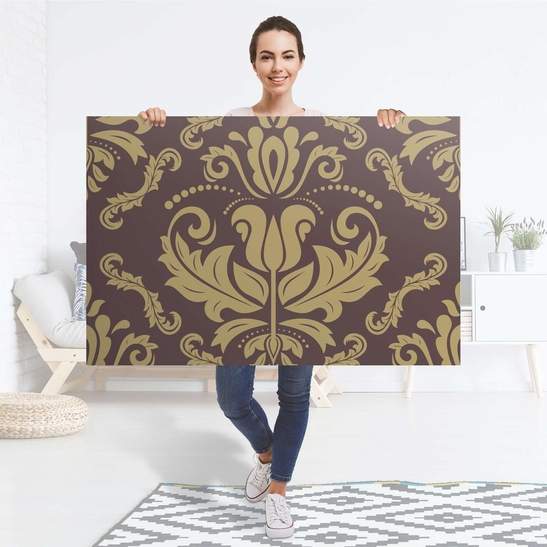 Selbstklebender Folienbogen Retro Revival - Größe: 120x80 cm