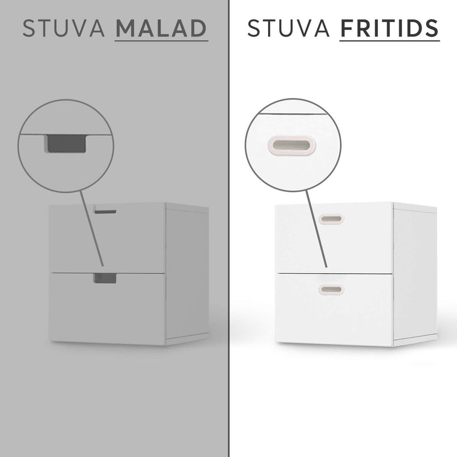 Vergleich IKEA Stuva Fritids / Malad - Gelb Dark