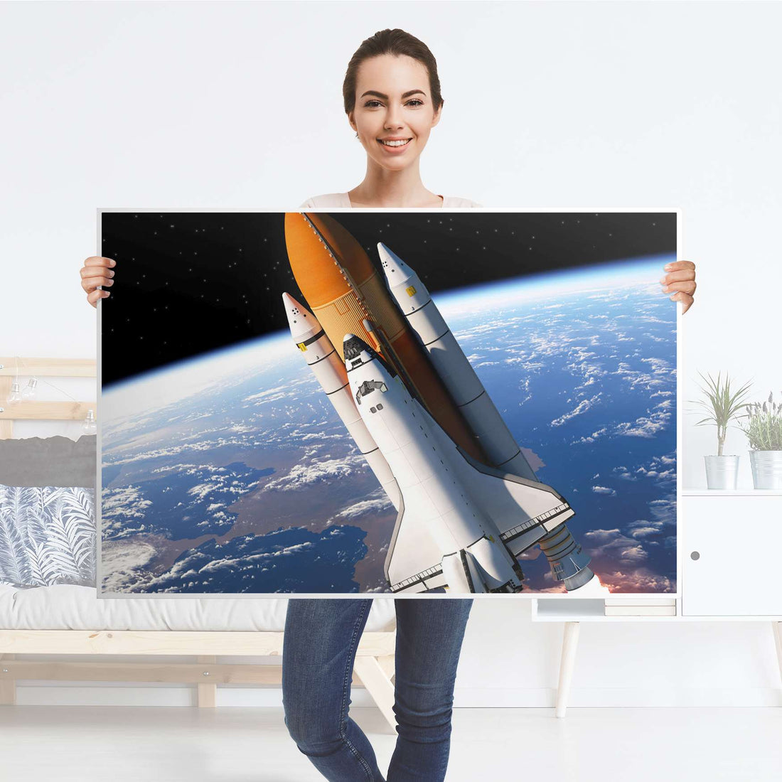 Klebefolie Space Traveller - IKEA Lack Tisch 118x78 cm - Folie