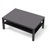 Klebefolie Grau Light - IKEA Lack Tisch 118x78 cm - schwarz