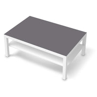 Klebefolie Grau Light - IKEA Lack Tisch 118x78 cm - weiss