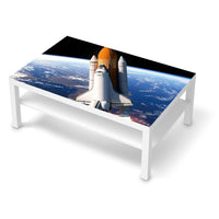 Klebefolie Space Traveller - IKEA Lack Tisch 118x78 cm - weiss