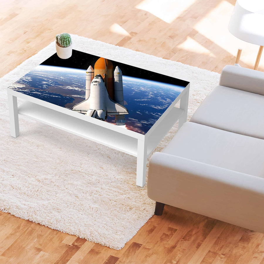 Klebefolie Space Traveller - IKEA Lack Tisch 118x78 cm - Wohnzimmer