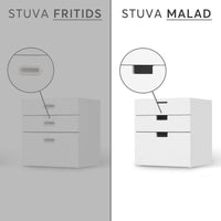 Folie für Möbel IKEA Stuva / Malad Kommode - 3 Schubladen - Design: Space Traveller