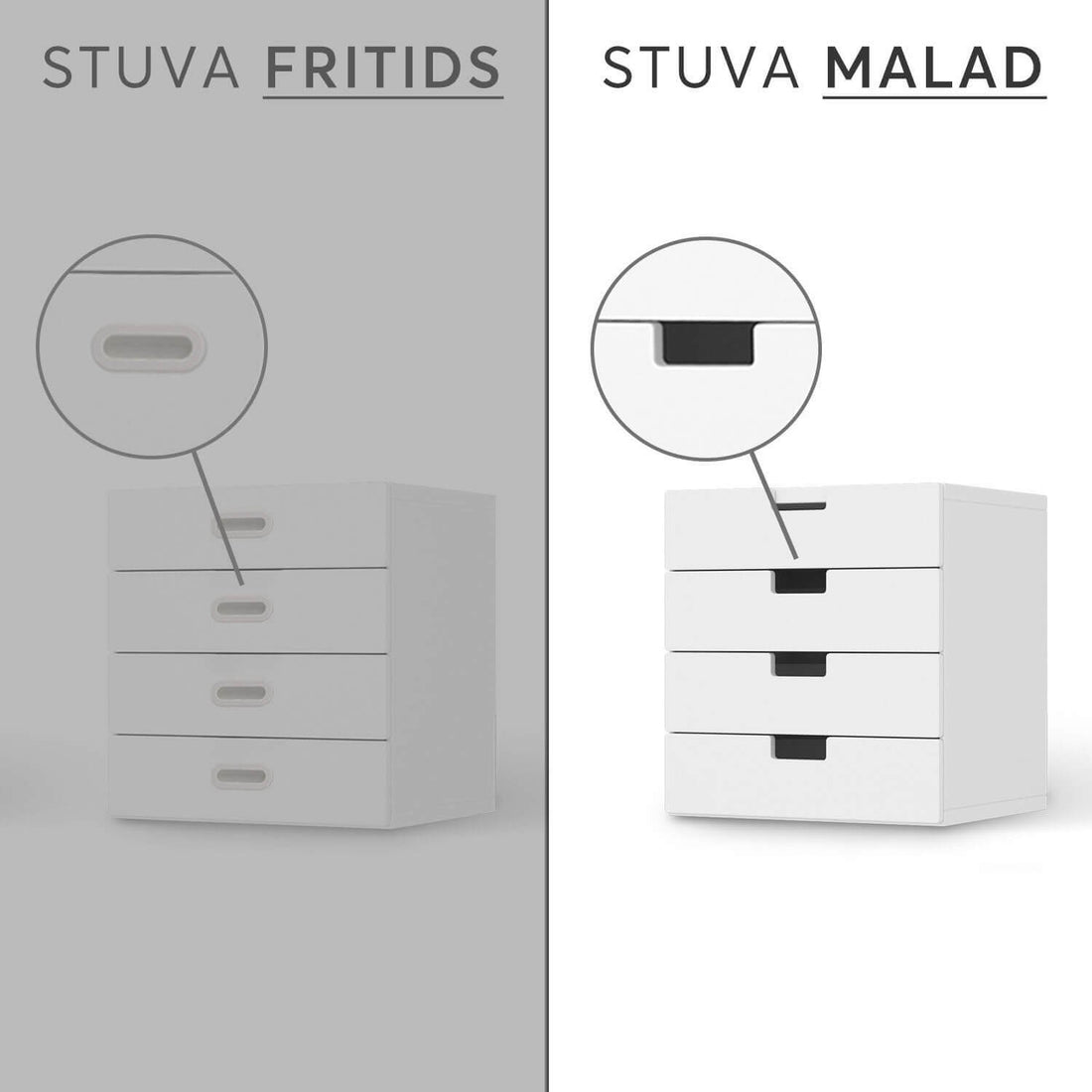 Vergleich IKEA Stuva Malad / Fritids - Sweet Dreams